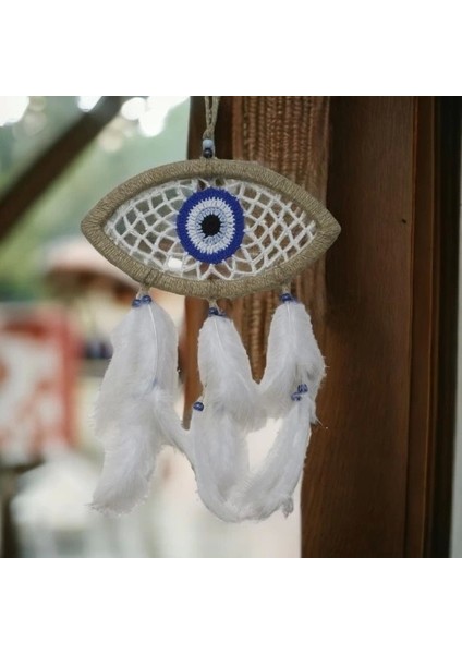 Nazar Boncuğu Motifli Göz Model Duvar Süsü El Işçiliği Duvar Dekoru fırsatları