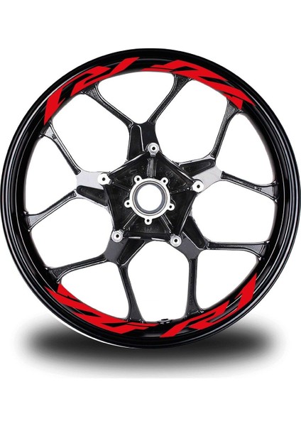 Yzf R1 Yazılı 8li Jant Içi Yazı Sticker Etiket