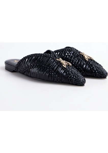 Deri Siyah Kadın Espadril 2Z0018L109K103 fiyatları