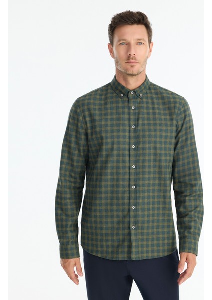 Regular Gömlek Yaka Uzun Kol Gömlek