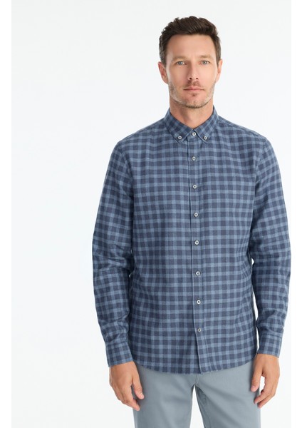 Regular Gömlek Yaka Uzun Kol Gömlek