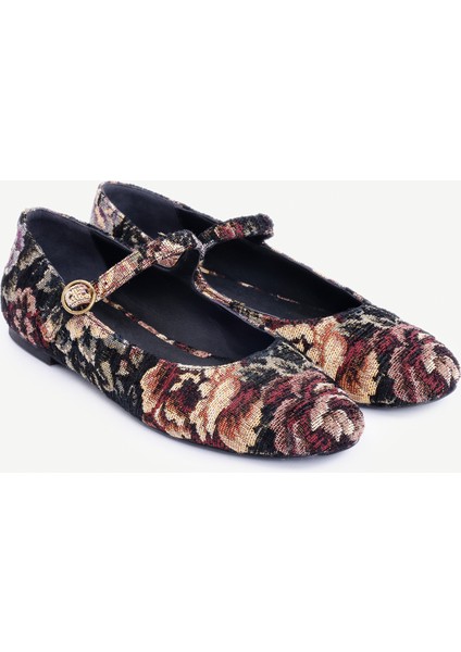 Çiçek Kumaşlı Atkılı Babet fırsatları