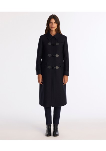 Regular Ceket Yaka Uzun Kol Palto