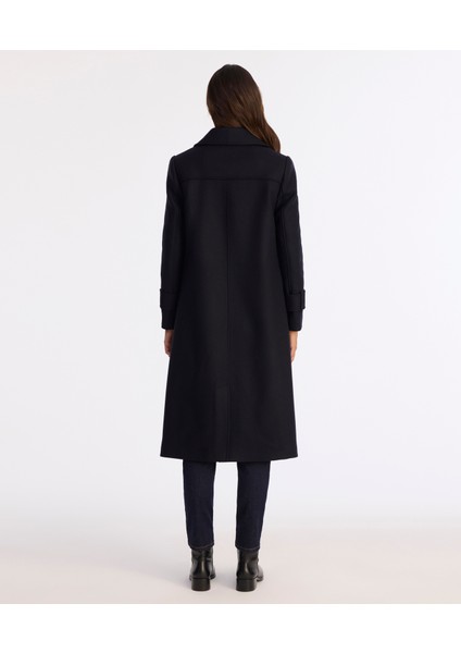 Regular Ceket Yaka Uzun Kol Palto