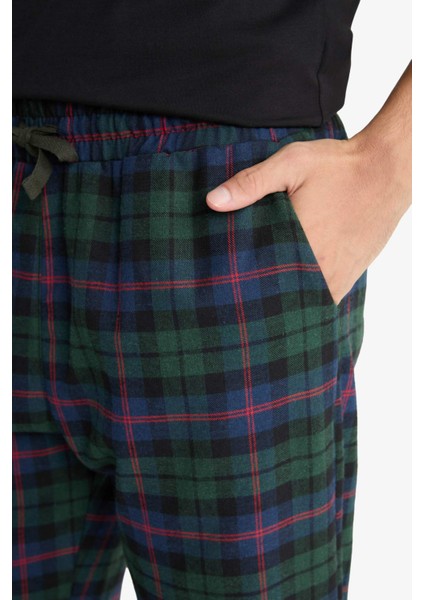 Regular Fit Cepli Uzun Boy Kareli Pijama Altı F5213AX25WN indirimleri