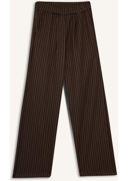 Wide Leg Çizgili Geniş Bol Paça Pantolon G1413AX25WN