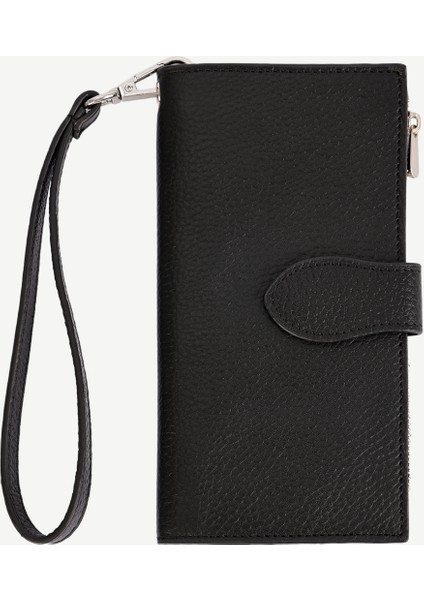 El Tutma Saplı Deri Cüzdan