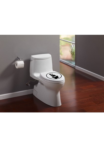 Özel Yeni Sticker Ev-Banyo Özel Yeni Sticker-Klazöt Kapağı Özel Yeni Sticker