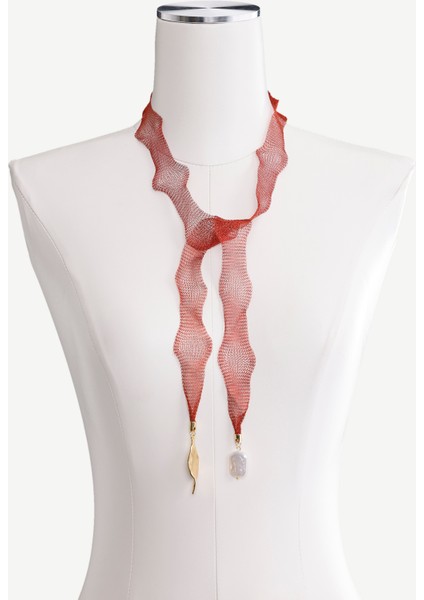 Kurdele Detaylı Kolye modelleri