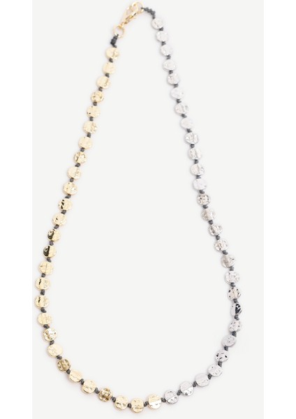 Gold ve Silver Detaylı Kolye