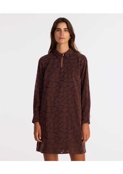 A Form Gömlek Yaka Uzun Kol Elbise fiyatları