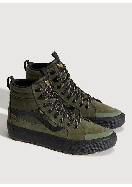 VN000DAQ2031-MTE Sk8-Hi Waterproof Yeşil - Siyah Süet + Deri Erkek Lifestyle Ayakkabı fiyatları