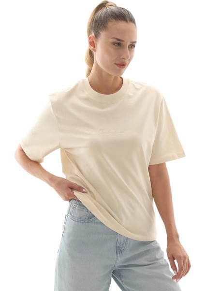 TB0A424BEFL1 Timberland Lush Comfort Short-Sleeve Tee Kadın T-Shirt S&amp;uuml;tl&amp;uuml; Kahve modelleri