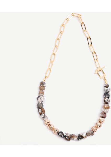 Akik Içerikli Kolye