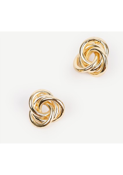 Burgu Detaylı Gold Küpe fiyatları