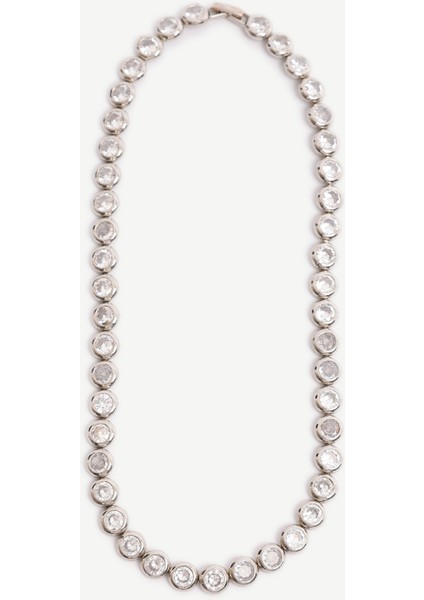 Yuvarlak Kesim Cam Kolye