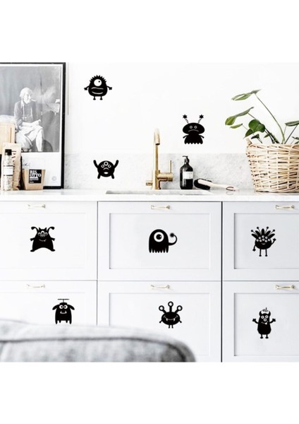 Sevimli Desen Çocuk Odası Duvar Dekor Sticker 26 x 27 cm modelleri