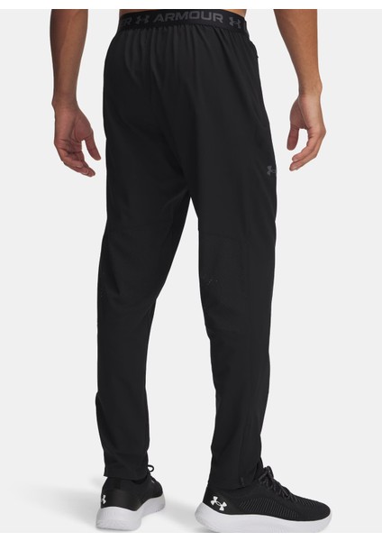 1390055-001-VANISH Woven Tapered Pa Siyah Lastikli Bel Normal Düz Erkek Eşofman Altı fiyatları