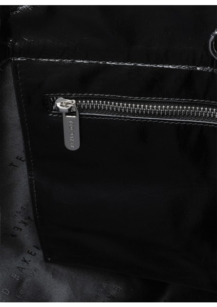 Deri Siyah Kadın Shopper Çanta 25FW348-1 indirimleri