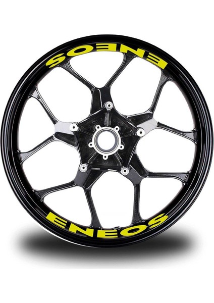Eneos Yazılı 8li Jant Içi Yazı Sticker Etiket