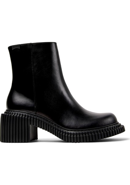 Deri Siyah Kadın Bot K400804-001