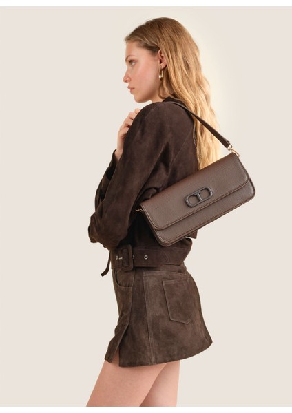 Kahve Kadın Omuz Çantası 25FW318 fiyatları