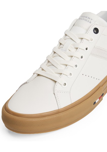 Deri Ekru Erkek Günlük Ayakkabı Th Hı Vulc Lth Street indirimleri