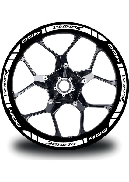 Bajaj Dominar 400 Dış Jant Şeridi Motosiklet Sticker Etiket Modeli