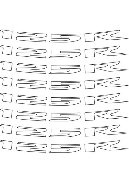 Honda CBR125R Jant Içi Sticker Etiket Modeli modelleri
