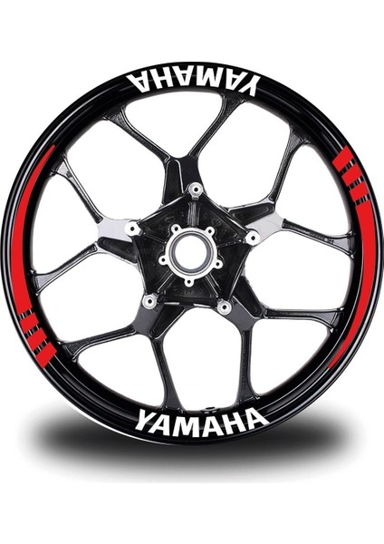 Yamaha Xmax 250 2 Kesikli Gümüş Gri Renk Sticker Modeli Jant Dahi