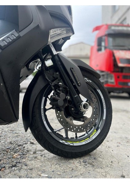 Yamaha Xmax Jant Sticker Etiket Modeli