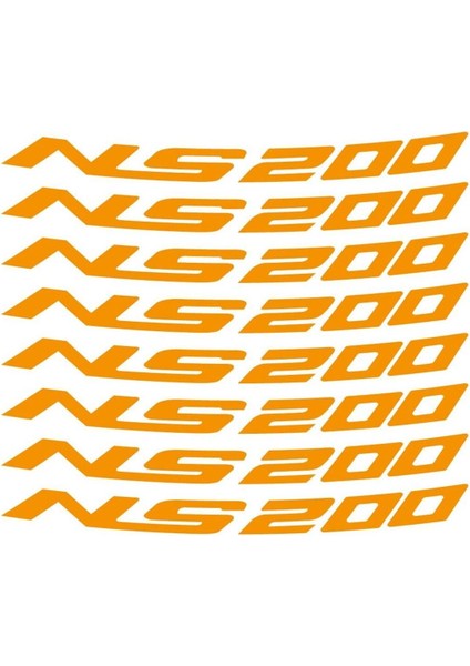 Bajaj Pulsar NS200 Jant Içi Sticker Etiket Modeli