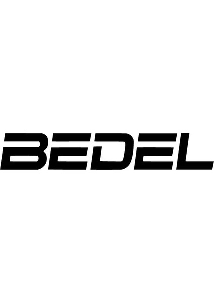Bedel Sticker 20 x 4 cm