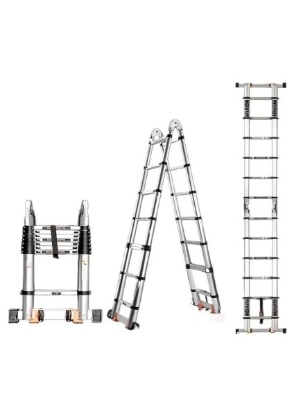 Alüminyum Çok Fonksiyonlu Teleskopik Merdiven indirimleri