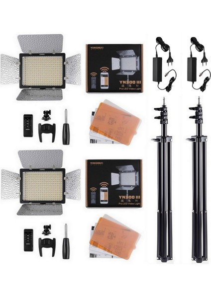 YN300-III Bi-Color Led Işık 2'li Set