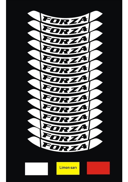 Yeni Özel Motosiklet Jant Şeridi Honda Forza Kalın Sağ-Sol/ön-Arka