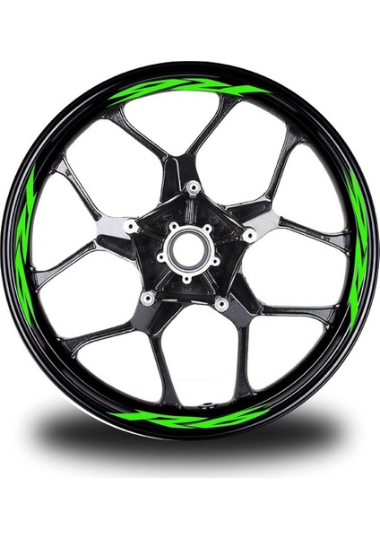 Turuncu Yamaha Takım Jant Sticker Etiket