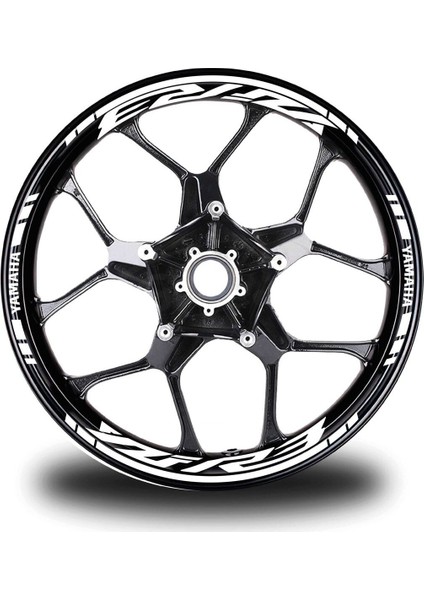 Koyu Sarı Yamaha R6 Takım Jant Sticker Etiket