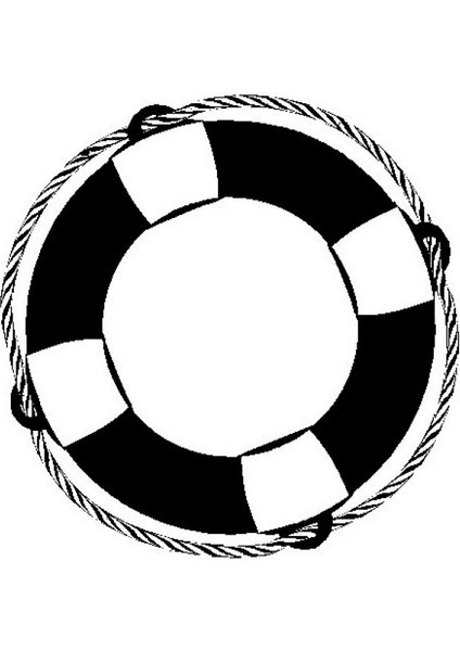 Cankurtaran Simidi Sticker 10 x 10 cm