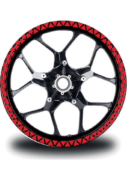 Üçgen Tam Daire Jant Sticker