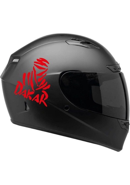 Tek Renk Dakar(Dakar Helmet Stickers) Kask Sticker Etiket Modeli