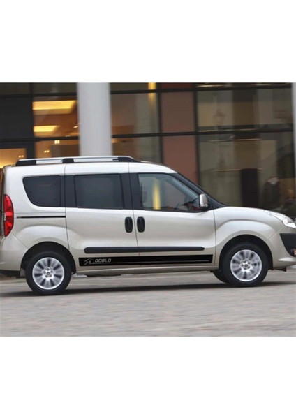 Fiat Doblo Ön Yan Kapı ve Arka Kapı Şerit Sticker Etiket Modeli fiyatları