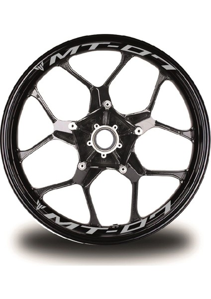 mt - 07 Yazılı 8li Jant Içi Yazı Sticker Etiket modelleri