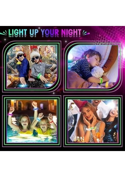 LED Işıklı Pilli Bileklik 1 Adet indirimleri