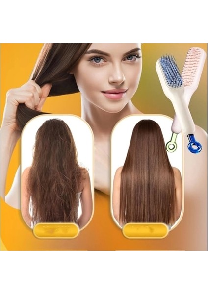 Kendini Temizleyen Saç Tarağı