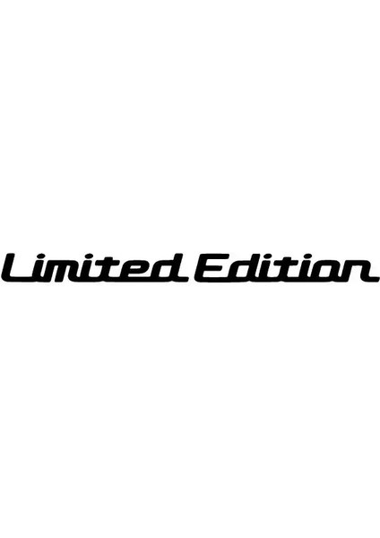 Limited Edition Sticker 20 x 2 cm
