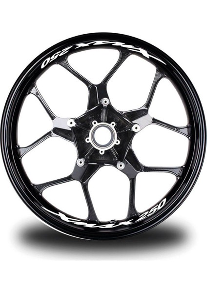 Xmax 250 Yazılı 8li Jant Içi Yazı Sticker Etiket