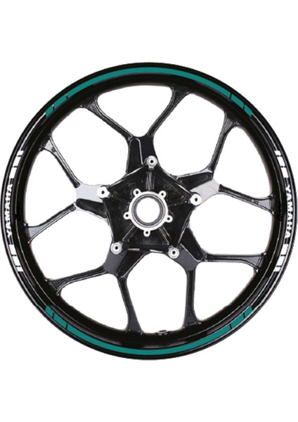 Yamaha Yazılı Kısa Yazısız Uzun Dış Şerit 16'lı Çift Renk Jant Sticker Modeli