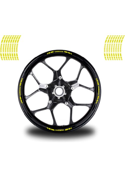 Yamaha 16'lı Jant Stıcker Modeli Neon Yeşil