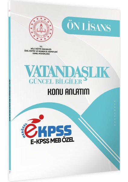 2026 Meb Özel Ekpss Ön Lisans-Ortaöğretim Vatandaşlık-Güncel Bilgiler Kitabı(A4 Boyut Renkli Baskı)